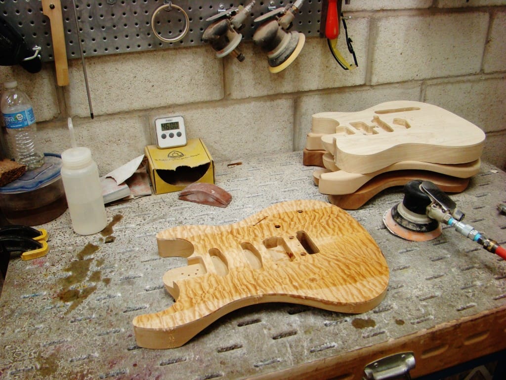 sanding bench